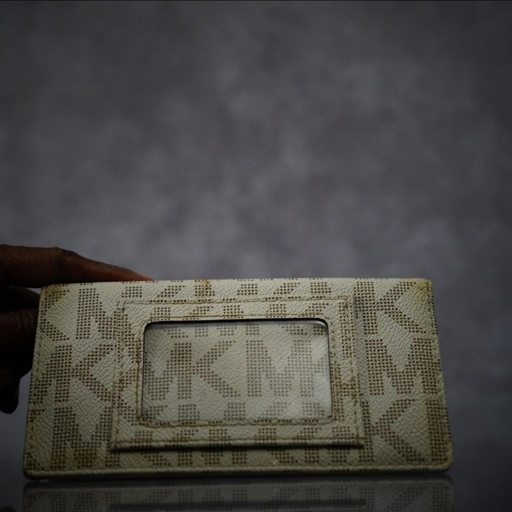 Michael Kors Monogram Checkbook Wallet